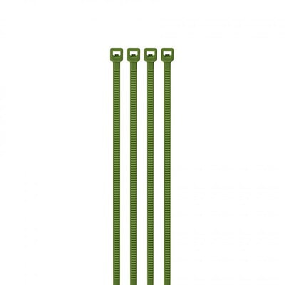 Bolsa con 50 cinchos plásticos 50 lb, 300 x 4.5 mm, verdes - CIN-5030V / 41020