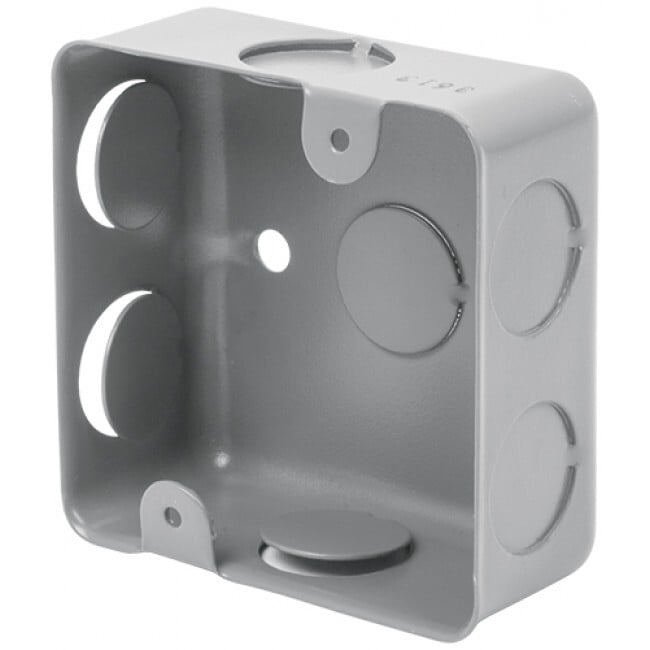 Caja de acero cuadrada 3x3', económica, Volteck - CCH-3X3E / 45008 Caja de acero cuadrada 3x3', económica, Volteck - CCH-3X3E / 45008