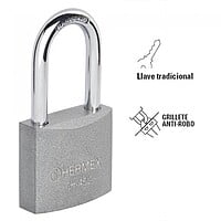 Candado de hierro, 45mm, gancho largo, caja - CH-45L / 43324 Candado de hierro, 45mm, gancho largo, caja - CH-45L / 43324
