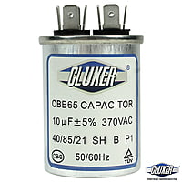 Capacitor de Trabajo, 10Mf, 370VAC +-5%, 50/60Hz, Cluxer - CXC37010 Capacitor de Trabajo, 10Mf, 370VAC +-5%, 50/60Hz, Cluxer - CXC37010