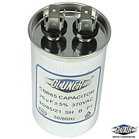 Capacitor de Trabajo, 25Mf, 370VAC +-5%, 50/60Hz, Cluxer CXC37025