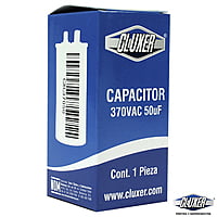 Capacitor de Trabajo, 50Mf, 370VAC +-5, 50/60Hz, Cluxer CXC37050 Capacitor de Trabajo, 50Mf, 370VAC +-5, 50/60Hz, Cluxer CXC37050
