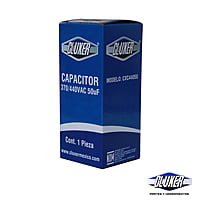 Capacitor De Trabajo, 50Mf, 440Vac +-5%, 50/60Hz / Cluxer - CXC44050