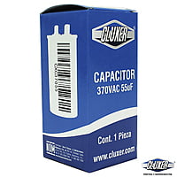 Capacitor De Trabajo, 55Mf, 370Vac +-5%, 50/60Hz, Cluxer - Cxc37055 Capacitor De Trabajo, 55Mf, 370Vac +-5%, 50/60Hz, Cluxer - Cxc37055