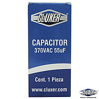 Capacitor De Trabajo, 55Mf, 370Vac +-5%, 50/60Hz, Cluxer - Cxc37055 Capacitor De Trabajo, 55Mf, 370Vac +-5%, 50/60Hz, Cluxer - Cxc37055