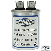 Capacitor de Trabajo, 5Mf, 370VAC +-5%, 50/60Hz, Cluxer CXC3705 Capacitor de Trabajo, 5Mf, 370VAC +-5%, 50/60Hz, Cluxer CXC3705
