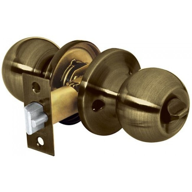 Cerradura pomo, LA, recámara, tubular, Hermex Basic - BALT-LA-RP / 23659 Cerradura pomo, LA, recámara, tubular, Hermex Basic - BALT-LA-RP / 23659