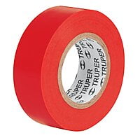 Cinta de aislar de 9 m x 19 mm, roja, Truper - M-22R / 13513 Cinta de aislar de 9 m x 19 mm, roja, Truper - M-22R / 13513
