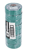 Cinta de aislar de 9 m x 19 mm, verde, Truper - M-22V / 13511 Cinta de aislar de 9 m x 19 mm, verde, Truper - M-22V / 13511