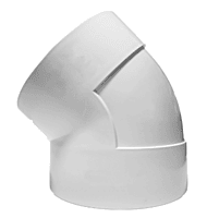 Codo 45° de PVC, 1-1/2' - PVC-865 / 45527 Codo 45° de PVC, 1-1/2' - PVC-865 / 45527