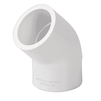 Codo 45° de PVC, 1-1/4' - PVC-864 / 45526 Codo 45° de PVC, 1-1/4' - PVC-864 / 45526