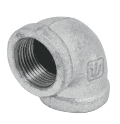 Codo 90°, acero galvanizado, 3/4' - CG-502 / 47558 Codo 90°, acero galvanizado, 3/4' - CG-502 / 47558