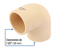 Codo 90° CPVC 1-1/2' - CPVC-565 / 48927 Codo 90° CPVC 1-1/2' - CPVC-565 / 48927