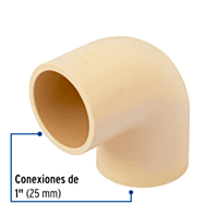 Codo 90° de CPVC, 1' - CPVC-563 / 45084 Codo 90° de CPVC, 1' - CPVC-563 / 45084