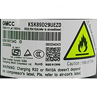Compresor Inverter Mirage, 1Ton, 220V, R410A, MODELO KSK89D29UEZD, 11103020002899 Compresor Inverter Mirage, 1Ton, 220V, R410A, MODELO KSK89D29UEZD, 11103020002899