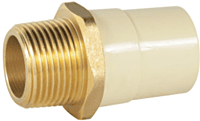 Conector Macho de CPVC con inserto metálico, 1 (25 mm),' - CPVC-653 / 45106 Conector Macho de CPVC con inserto metálico, 1 (25 mm),' - CPVC-653 / 45106