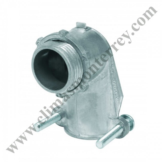 Conector tubo flexible 1' curvo, Volteck - CTF-1C / 47345 Conector tubo flexible 1' curvo, Volteck - CTF-1C / 47345