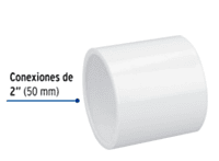 Cople de PVC, 2' - PVC-266 / 45531 Cople de PVC, 2' - PVC-266 / 45531