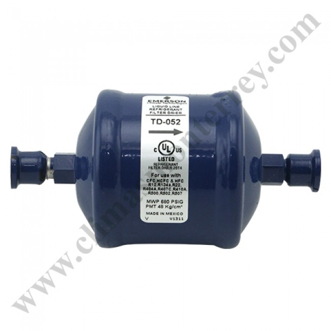 Filtro Deshidratador Linea De Liquido Sellado 1/4 Fler Emerson - Td-052 Filtro Deshidratador Linea De Liquido Sellado 1/4 Fler Emerson - Td-052