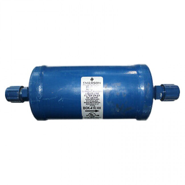 Filtro Deshidratador Linea De Liquido Sellado 5/8 Fler Cap. 18 Ton. Emerson - Bok-415Hh Filtro Deshidratador Linea De Liquido Sellado 5/8 Fler Cap. 18 Ton. Emerson - Bok-415Hh
