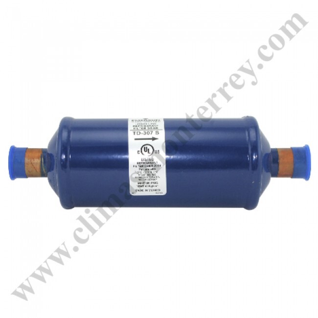Filtro Deshidratador Linea De Liquido Sellado 7/8 Soldable Cap. 10 Ton. Emerson - Td-307S Filtro Deshidratador Linea De Liquido Sellado 7/8 Soldable Cap. 10 Ton. Emerson - Td-307S