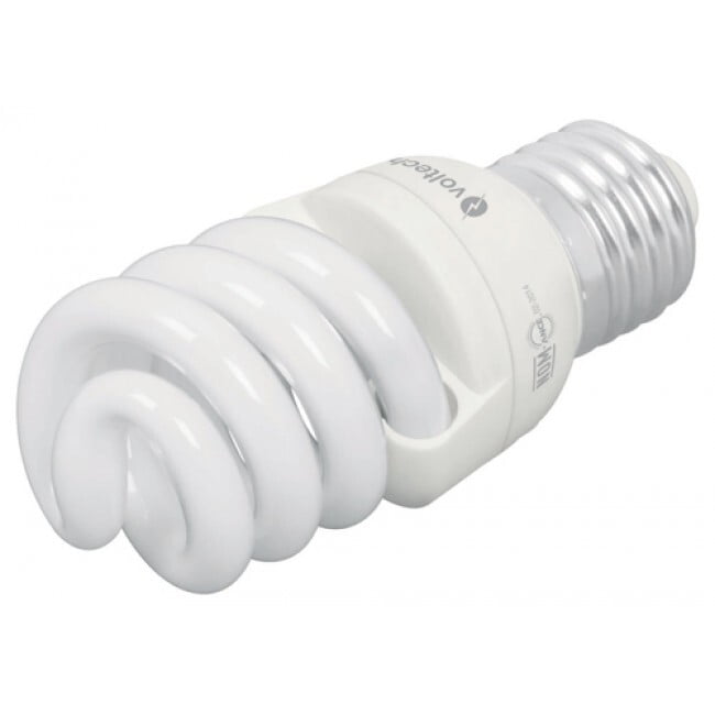 Lámpara 11 w, espiral mini, luz cálida, T2, blister, Volteck - FC-11EM / 48503 Lámpara 11 w, espiral mini, luz cálida, T2, blister, Volteck - FC-11EM / 48503