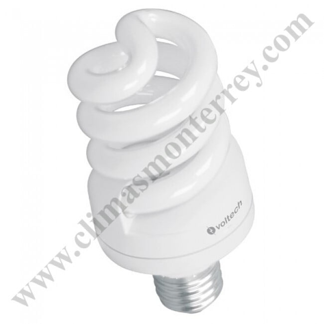 Lámpara 15 W, espiral, luz día, T4, en blíster, Volteck - F-15E / 48212 Lámpara 15 W, espiral, luz día, T4, en blíster, Volteck - F-15E / 48212