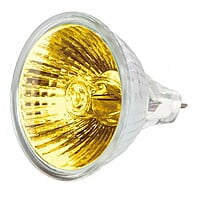 Lámpara de halógeno tipo MR16, 50 W, amarillo, Volteck - JR-50A / 47256 Lámpara de halógeno tipo MR16, 50 W, amarillo, Volteck - JR-50A / 47256