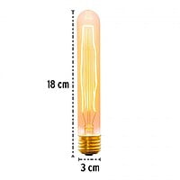 Lámpara incandescente vintage, 40W, probeta - FIV-40P / 47106 Lámpara incandescente vintage, 40W, probeta - FIV-40P / 47106