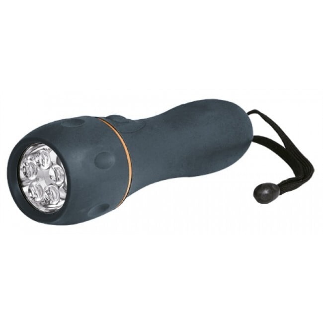 Linterna plástica de Led, luz abierta, 2 pilas D, 60 Lm - LIPLA60-K / 10464 Linterna plástica de Led, luz abierta, 2 pilas D, 60 Lm - LIPLA60-K / 10464
