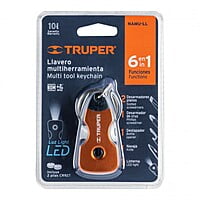 Multiherramienta con led, tipo llavero, 6 funciones - NAMU-LL / 13336 Multiherramienta con led, tipo llavero, 6 funciones - NAMU-LL / 13336
