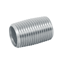 Niple, acero galvanizado, cuerda corrida, 1/2' cédula 40 - CG-471 / 47536 Niple, acero galvanizado, cuerda corrida, 1/2' cédula 40 - CG-471 / 47536