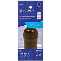 Portalámpara de baquelita, sencillo, Volteck - POBA-10 / 46500 Portalámpara de baquelita, sencillo, Volteck - POBA-10 / 46500