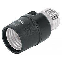 Portalámpara de PVC, con sensor de luz, Volteck - POBA-19 / 46516 Portalámpara de PVC, con sensor de luz, Volteck - POBA-19 / 46516