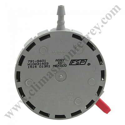 Presostato Para Lavadora, 5 Lev, 120/240Vac, 50/60Hz, 12Amp, 1/2Hp - W10231400