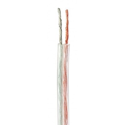 Rollo de 100 m cable polarizado transparente p/bocina 16 AWG - CABO-16P / 46269