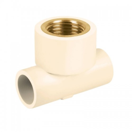 Tee reducida CPVC latón rosca interior 3/4x3/4x1/2' - CPVC-702 / 48915 Tee reducida CPVC latón rosca interior 3/4x3/4x1/2' - CPVC-702 / 48915
