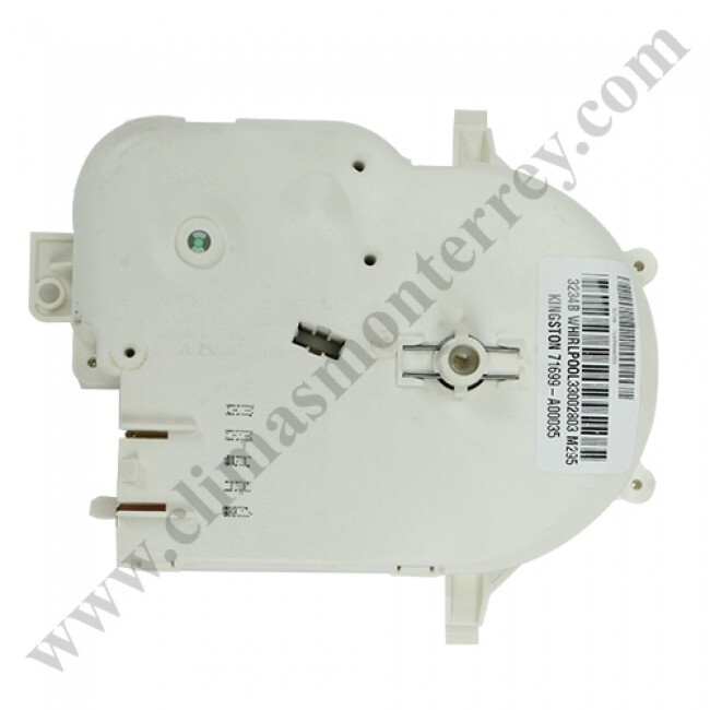 Timer Para Secadora, 1/2 Hp, 15/7.5A, 125/250Vac / 1/2Hp, 12/6A, 125/250Vac / 2/1A, 125/250Vac / 25A, 250Vac (Htr)Maytag - 33002803 Timer Para Secadora, 1/2 Hp, 15/7.5A, 125/250Vac / 1/2Hp, 12/6A, 125/250Vac / 2/1A, 125/250Vac / 25A, 250Vac (Htr)Maytag - 33002803