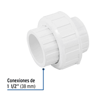 Tuerca unión lisa de PVC, 1-1/2' - PVC-975 / 45543 Tuerca unión lisa de PVC, 1-1/2' - PVC-975 / 45543