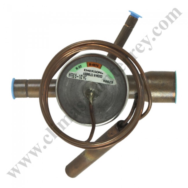 Valvula De Expansion Termostatica Serie Hf, R-22, Igualador Externo, Conexion Soldable 1/2 X 7/8 Para 5 1/2Ton - Hfes5-1/2Hc Valvula De Expansion Termostatica Serie Hf, R-22, Igualador Externo, Conexion Soldable 1/2 X 7/8 Para 5 1/2Ton - Hfes5-1/2Hc