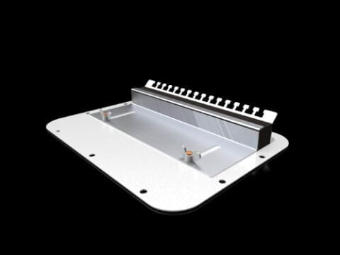 Placa de entrada de cables con perfil de estanqueidad elástico, para AX