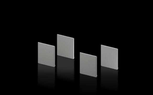 Cover caps, stainless steel para sistema de zócalo VX, acero inoxidable