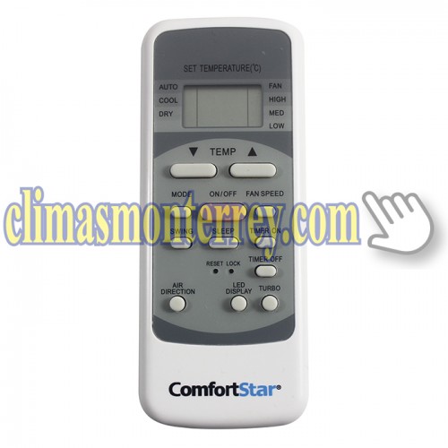Control Remoto Para MiniSplit  Confort Star CSH1012,18,24 2033550A1875 11110