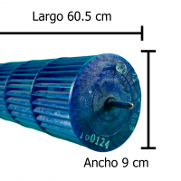 Turbina Para Minisplit, Evaporador Whirlpool 60.5 cm x 9 cm - 1402283