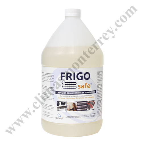 Frigo Safe Limpiador Y Desinfectante Para Serpentín, Libre De Sosa Y Ácido, Galón, Frigo Safe Cl-Fgs-02