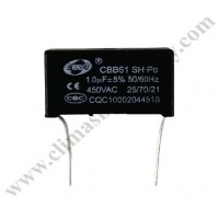 Capacitor Cluxer 1Mf 450 Vac Soldable Para Motor Electronica - Cx1450