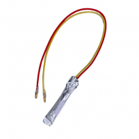 Fusible para Refrigerador Universal Doméstico, 1 cable rojo y 1 cable amarillo, Longitud de cables 17cm, Modelo KSD-7008  FURE7008 ERO