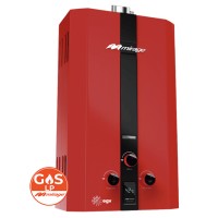 Calentador de Paso Baja Presion Mirage Color Rojo 6Lts 1 Servicio Flux 6L Gas LP - MBF06ZB