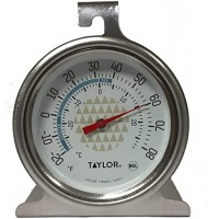 3507 Termómetro análogo para uso en refrigerador y congelador Rango de-30°Ca 25°C, Taylor