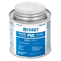 Cemento azul para PVC, hasta 12', bote 145 ml - PPVCA-145